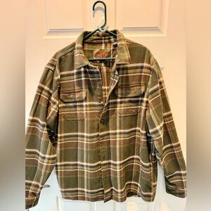 Orvis Men’s XXL Plaid Long Sleeve Button-Up Shirt
